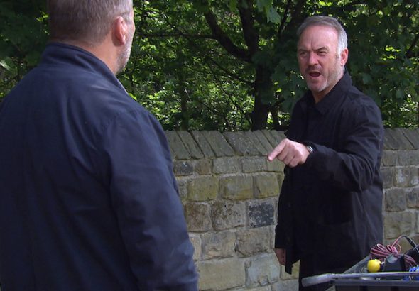Malone and Will on Emmerdale on July 24, 2020
