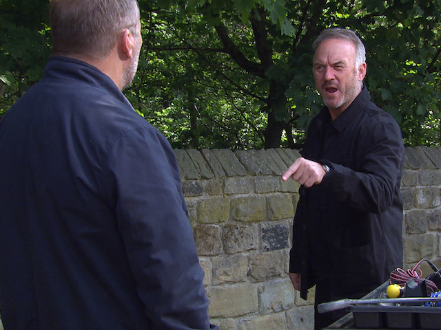 Malone and Will on Emmerdale on July 24, 2020