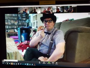 Ian Midlane as Al Haskey behind the scenes on Doctors