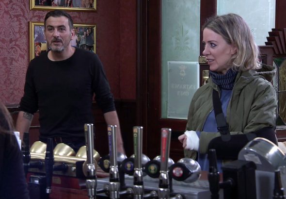 Abi, Peter, Carla and Kevin on Coronation Street on September 25, 2020