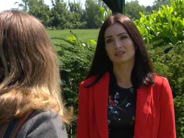Gabby and Leyla on Emmerdale on August 17, 2020