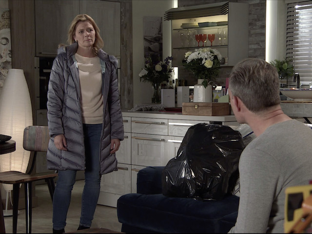 Leanne and Nick on Coronation Street on December 7, 2020