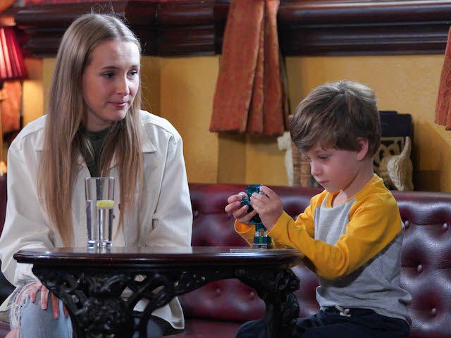 Frankie and Ollie on EastEnders on September 14, 2020