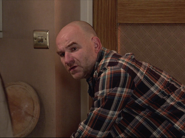 Alya, Tim and Geoff on Coronation Street on November 27, 2020