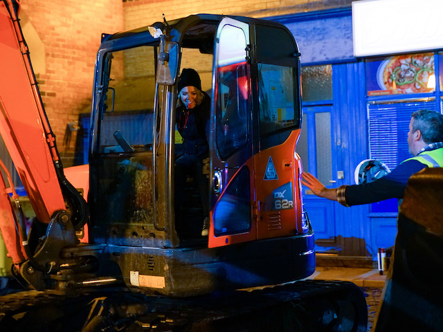 Residents confront Ray's redevelopment on Coronation Street on December 9, 2020