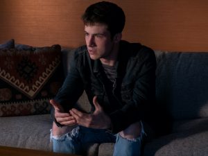 Dylan Minnette as Clay Jensen in 13 Reasons Why