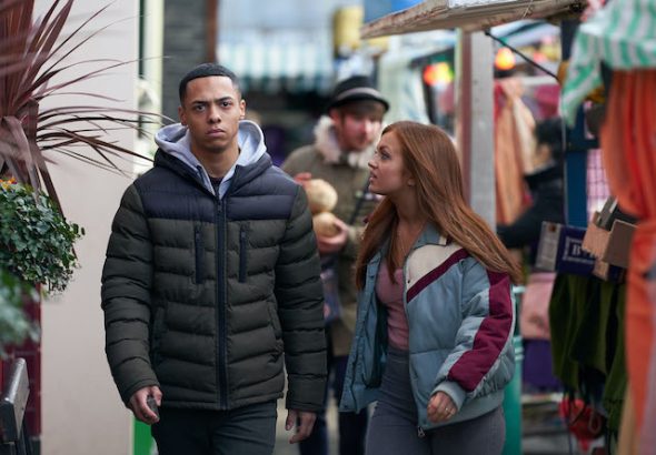 Keegan and Tiffany on EastEnders on June 2, 2020