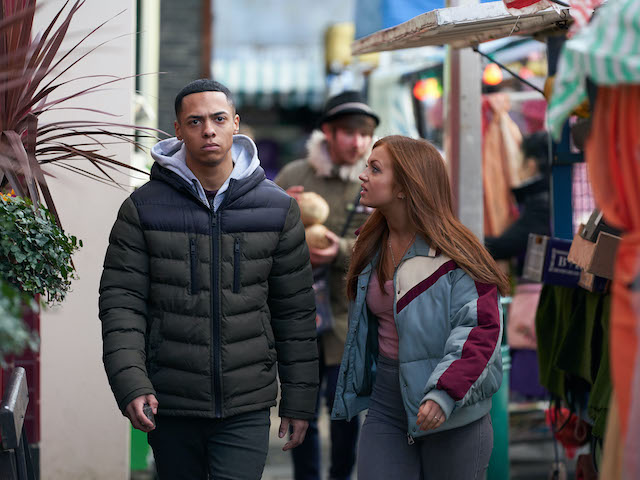 Keegan and Tiffany on EastEnders on June 2, 2020