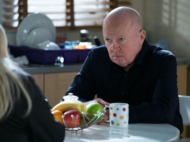 Sharon and Phil on EastEnders on June 8, 2020