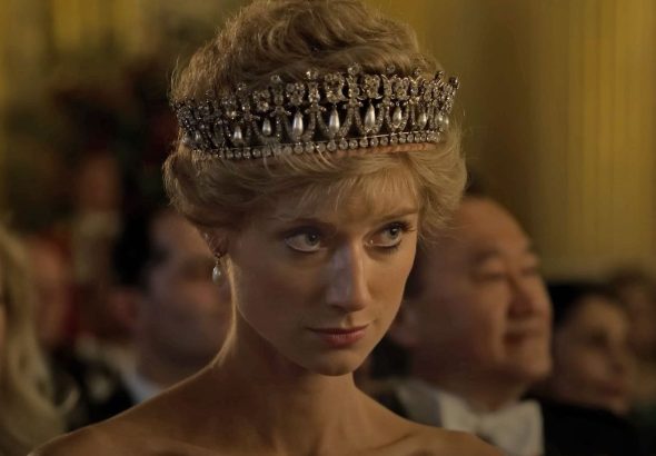 Elizabeth Debicki as Princess Diana in The Crown