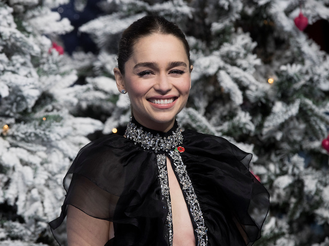 Emilia Clarke pictured on November 11, 2019