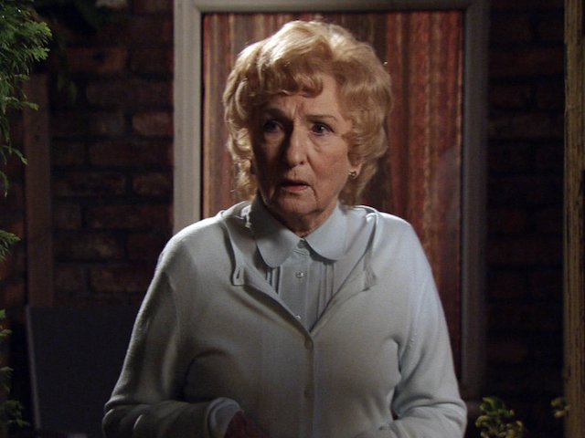 Eileen Derbyshire as Emily Bishop in Coronation Street