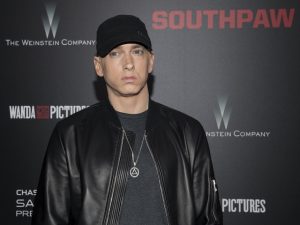 Eminem pictured on July 20, 2015