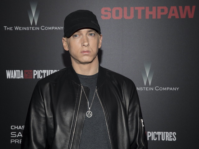 Eminem pictured on July 20, 2015
