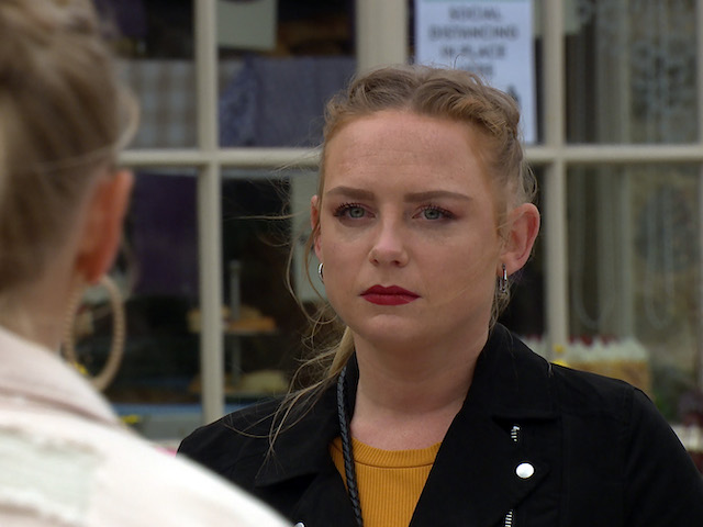 Tracy and Amy on Emmerdale on September 11, 2020