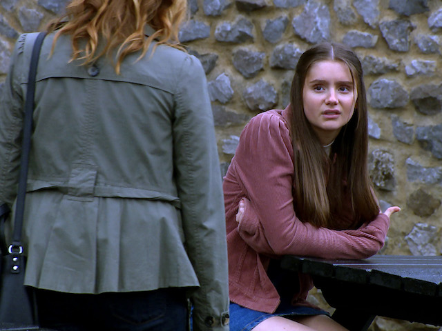 Nicola and Sarah on Emmerdale on July 29, 2020