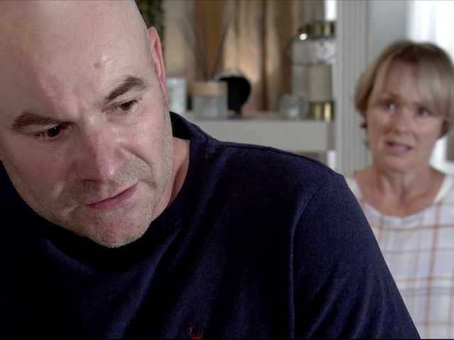 Sally and Tim on Coronation Street on August 14, 2020