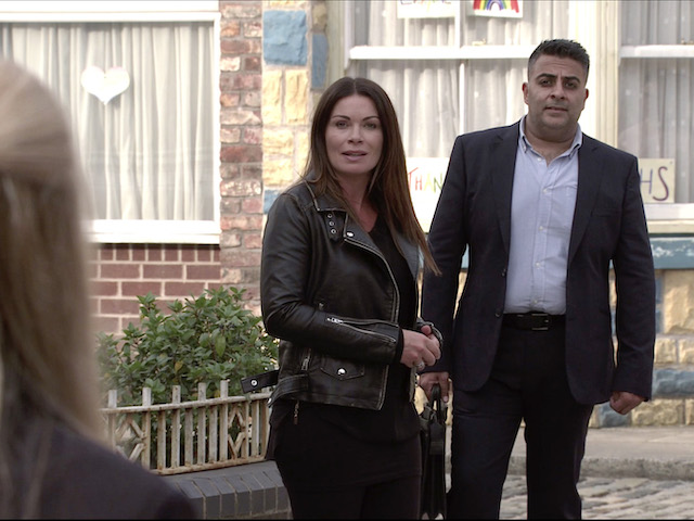 Carla and Imran on Coronation Street on November 11, 2020