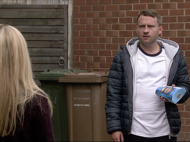 Sarah and Paul on Coronation Street on November 18, 2020