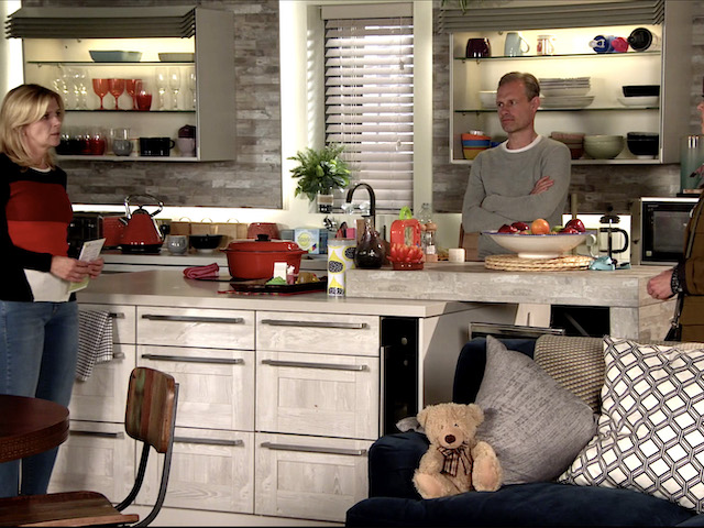 Leanne, Nick and Toyah on Coronation Street on July 10, 2020