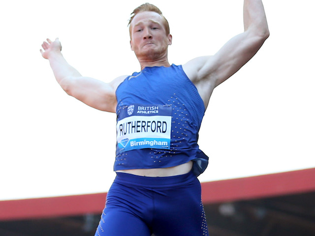 Greg Rutherford pictured on June 5, 2016