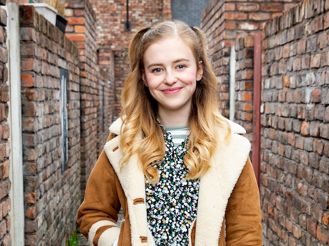 Harriet Bibby in Coronation Street