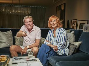 Harry Redknapp and Sandra Redknapp for Celebrity Gogglebox