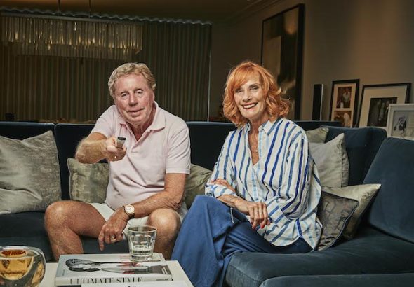 Harry Redknapp and Sandra Redknapp for Celebrity Gogglebox