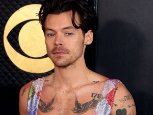 Harry Styles attends the 65th Annual Grammy Awards in Los Angeles, California, U.S. on February 5, 2023.