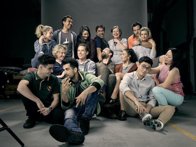 The cast of The Heights