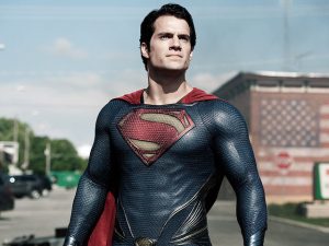 Henry Cavill as Superman in Warner Bros