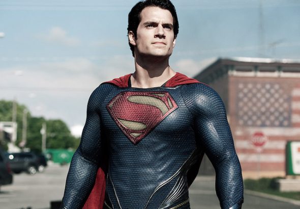Henry Cavill as Superman in Warner Bros