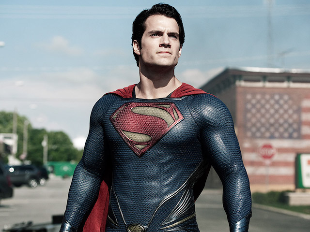 Henry Cavill as Superman in Warner Bros