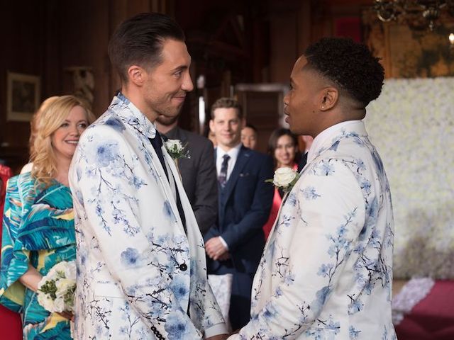 Scott and Mitchell on Hollyoaks on September 9, 2020