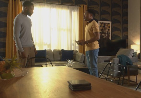 Toby and Mitchell on Hollyoaks on September 30, 2020