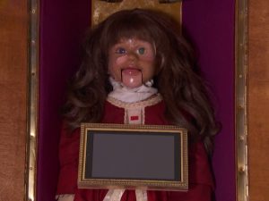 The McQueens' mystery doll on Hollyoaks on October 21, 2020