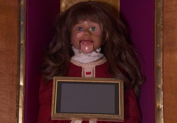The McQueens' mystery doll on Hollyoaks on October 21, 2020