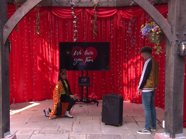Yazz proposes to Tom on Hollyoaks on October 22, 2020