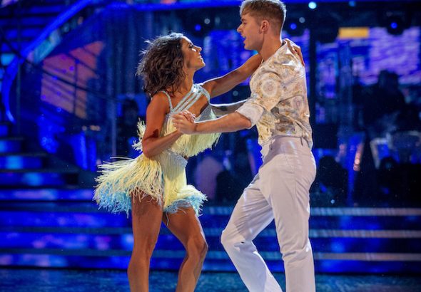 HRVY and Janette Manrara in Strictly Come Dancing