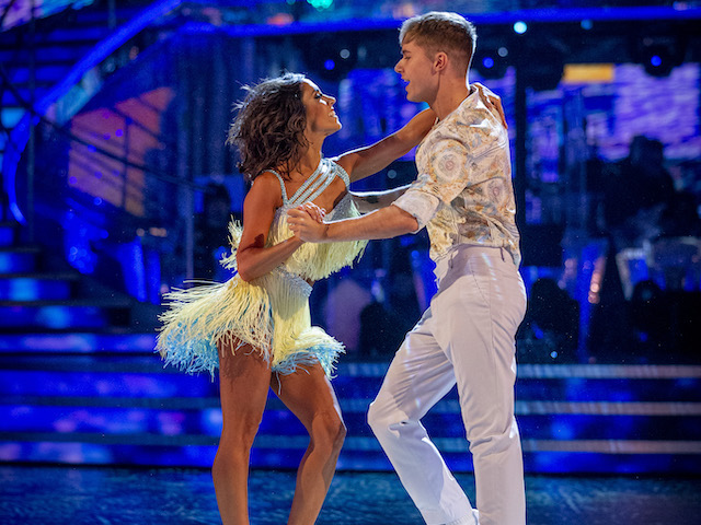 HRVY and Janette Manrara in Strictly Come Dancing
