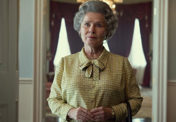 Imelda Staunton as Queen Elizabeth II in The Crown