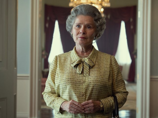 Imelda Staunton as Queen Elizabeth II in The Crown