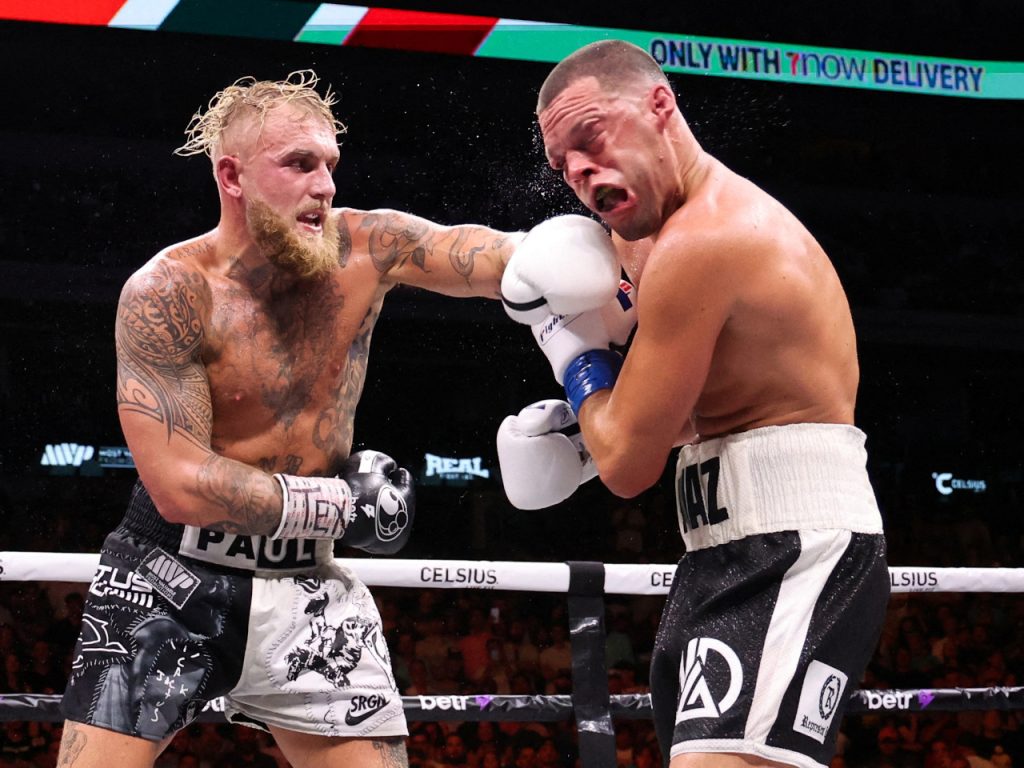 Jake Paul and Nate Diaz