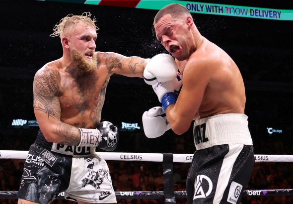 Jake Paul and Nate Diaz