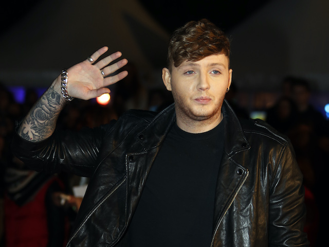 James Arthur pictured on December 14, 2013