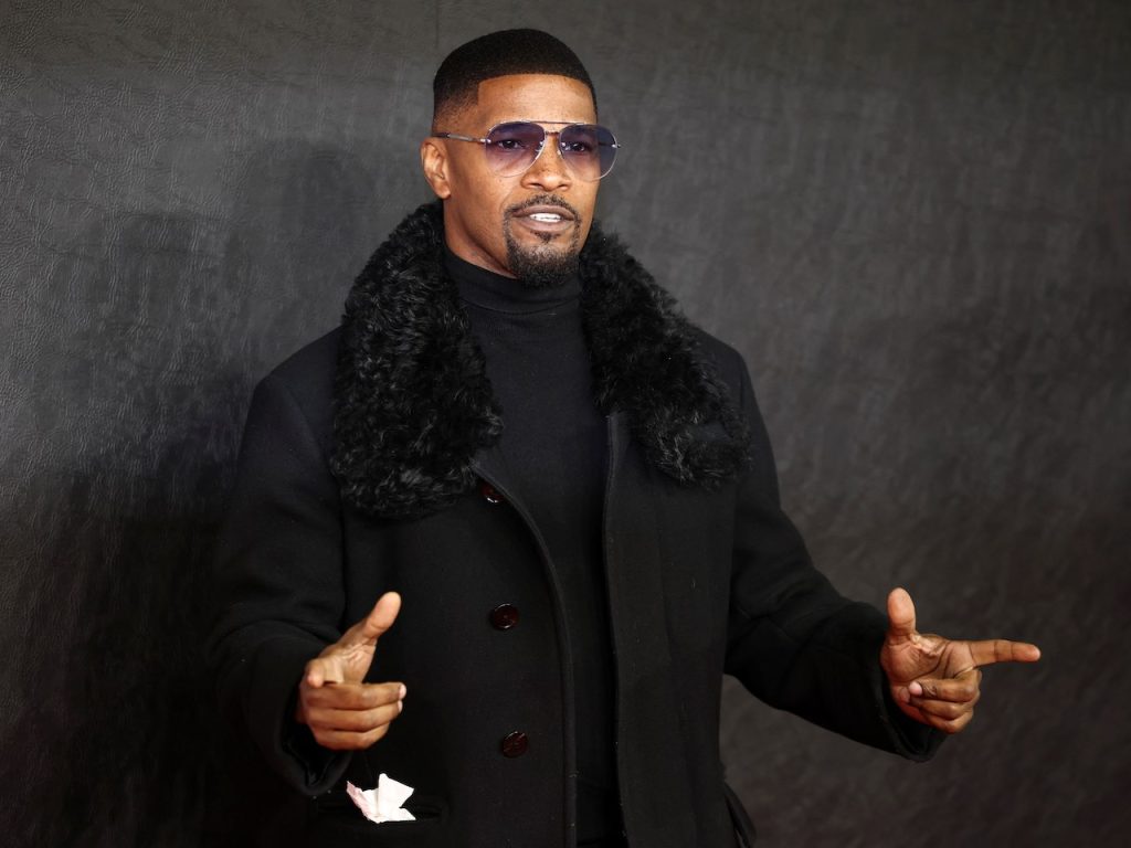 Jamie Foxx pictured on February 15, 2023