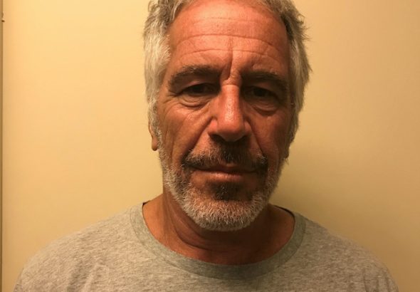 Jeffrey Epstein pictured on March 28, 2017