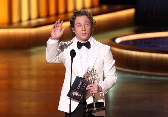 Jeremy Allen White pictured on January 15, 2024