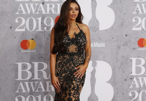 Jesy Nelson pictured on February 20, 2019