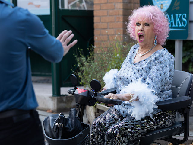 Diane Langton as Nana McQueen in Hollyoaks